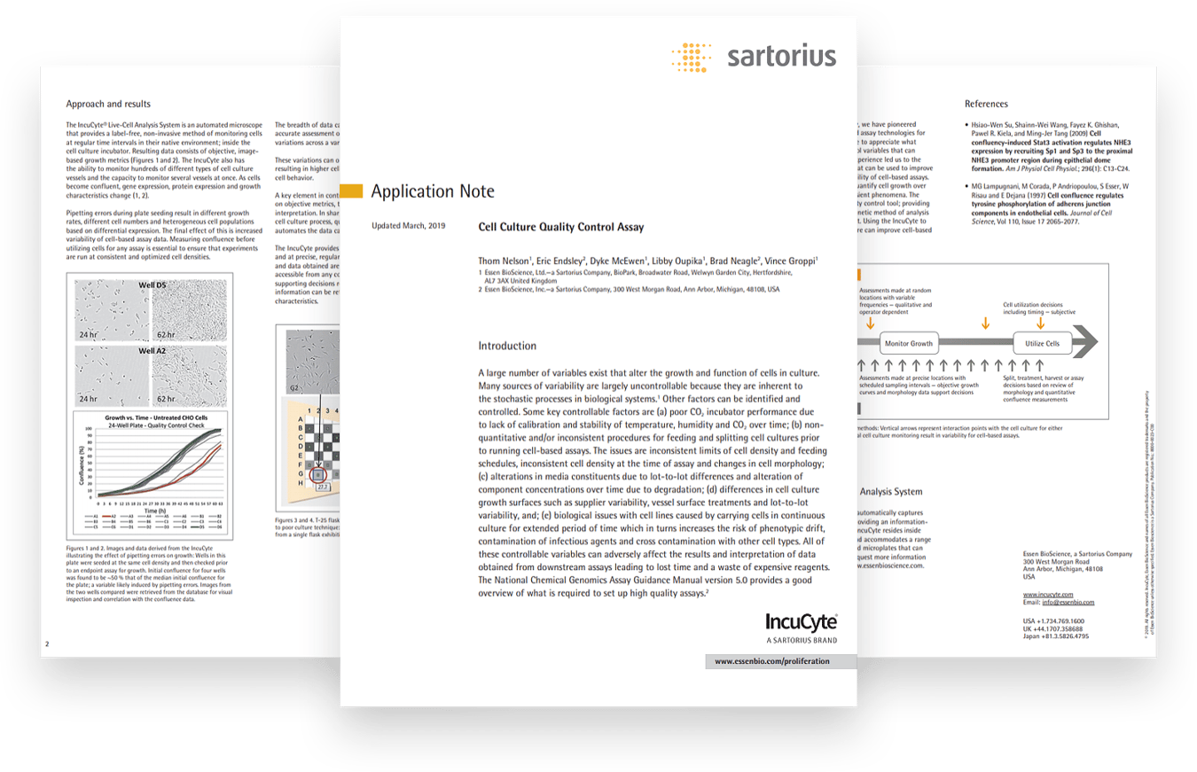 Cell Culture Quality Control Assay